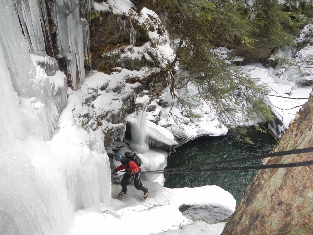 Stowe Ice Climbing