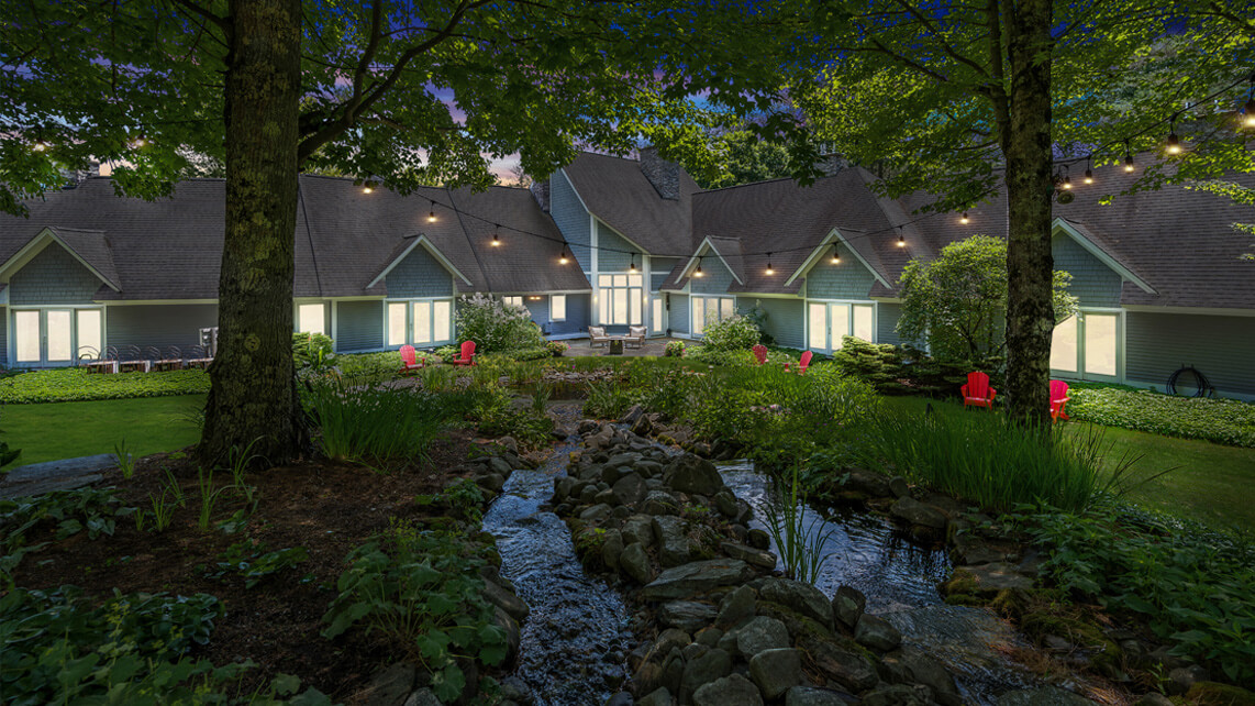 Dusk View at Stone Hill Inn