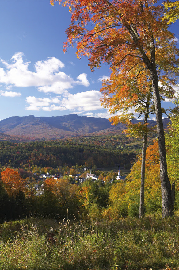Fall Foliage 1 Travel Destination Stowe Vermont