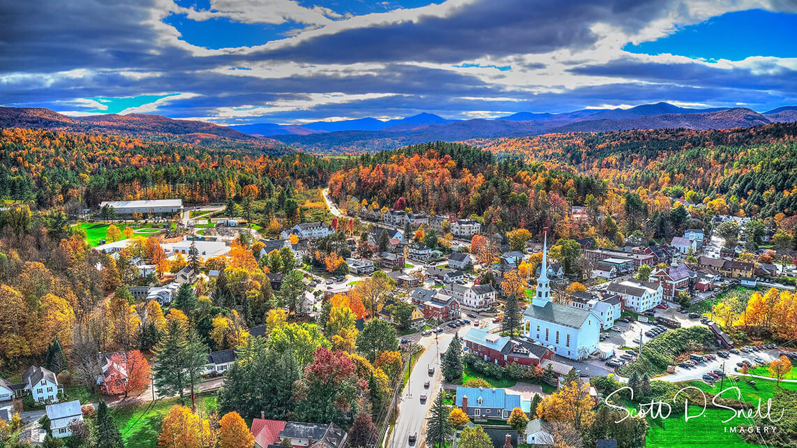 Fall Leaf Peeping in Stowe Vermont